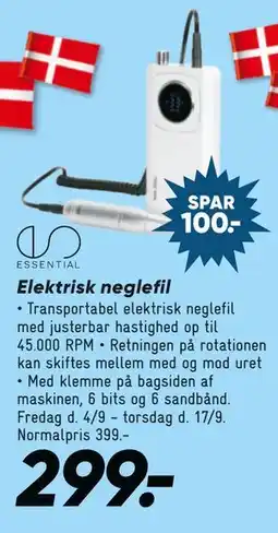 Bilka Elektrisk neglefil tilbud