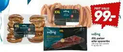 Bilka XXL pølser eller spareribs tilbud