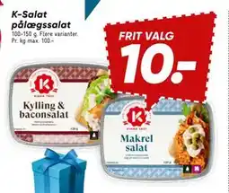 Bilka K-Salat pålægssalat tilbud