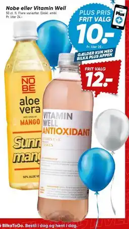Bilka Nobe eller Vitamin Well tilbud