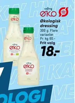 Bilka Økologisk dressing tilbud