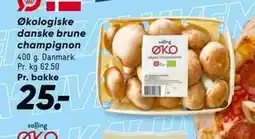 Bilka Økologiske danske brune champignon tilbud