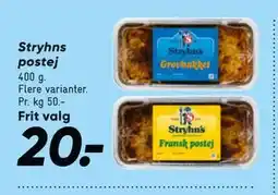Bilka Stryhns postej tilbud