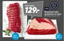 Bilka Roastbeef eller spidsbryst af okse tilbud