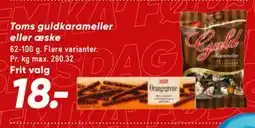 Bilka Toms guldkarameller eller æske tilbud