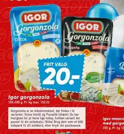 Bilka Igor gorgonzola tilbud