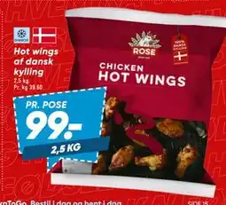 Bilka Hot wings af dansk kylling tilbud