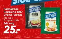 Bilka Parmigiano Reggiono eller Grana Padano tilbud