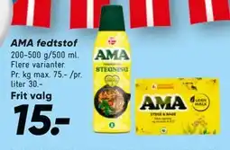 Bilka AMA fedtstof tilbud
