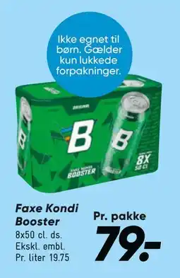 Bilka Faxe Kondi Booster tilbud