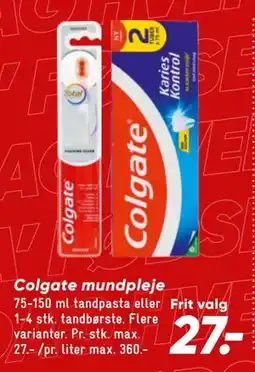 Bilka Colgate mundpleje tilbud