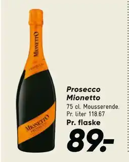 Bilka Prosecco Mionetto tilbud