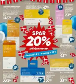 Bilka SPAR 20% på hjemmetest tilbud