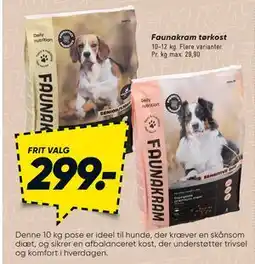 Bilka Faunakram tørkost tilbud
