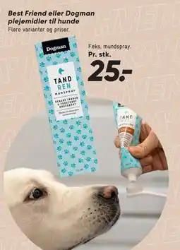 Bilka Best Friend eller Dogman plejemidler til hunde tilbud