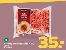 Netto Velsmag hakket oksekød 4-7% tilbud