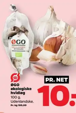 Netto ØGO økologiske hvidløg tilbud