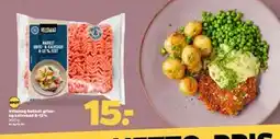 Netto Velsmag hakket grise- og kalvekød 8-12% tilbud