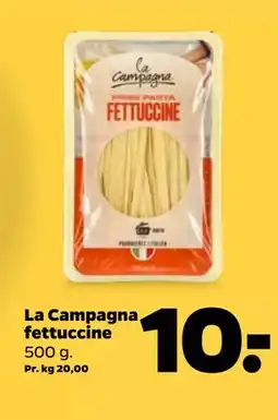 Netto La Campagna fettuccine tilbud