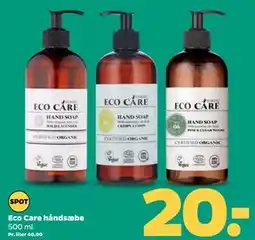 Netto Eco Care håndsæbe tilbud
