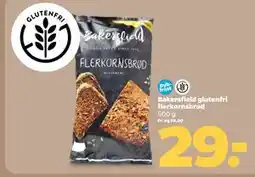Netto Bakersfield glutenfri flerkornsbrød tilbud