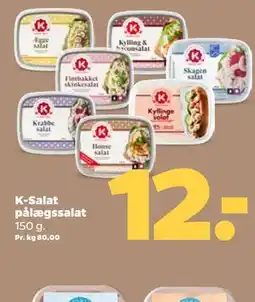 Netto K-Salat pålægssalat tilbud