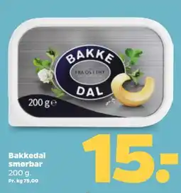 Netto Bakkedal smørbar tilbud