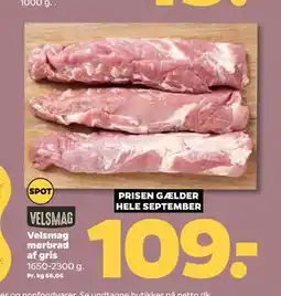 Netto Velsmag mørbrad af gris tilbud
