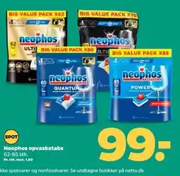 Netto Neophos opvasketabs tilbud