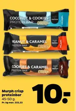 Netto Murph crisp proteinbar tilbud