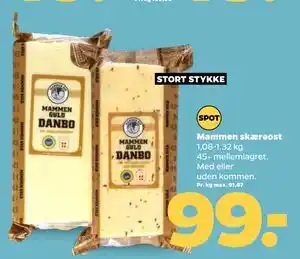 Netto Mammen skæreost tilbud