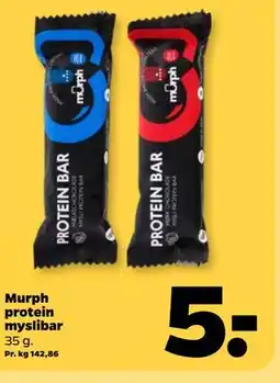 Netto Murph protein myslibar tilbud