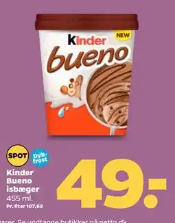 Netto Kinder Bueno isbæger tilbud