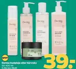 Netto Derma hudpleje eller hårvoks tilbud