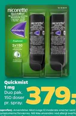 Netto Quickmist 1 mg tilbud