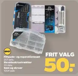 Netto Filtpude- og reparationssæt tilbud