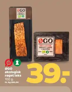 Netto ØGO økologisk røget laks tilbud
