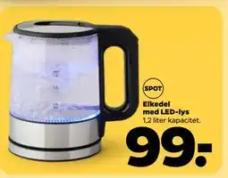 Netto Elkedel med LED-lys tilbud