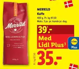 Lidl MERRILD Kaffe tilbud