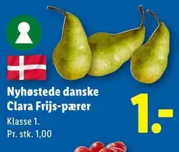 Lidl Nyhøstede danske Clara Frijs-pærer tilbud