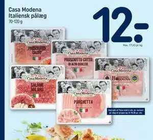 Casa Modena Italiensk pålæg
