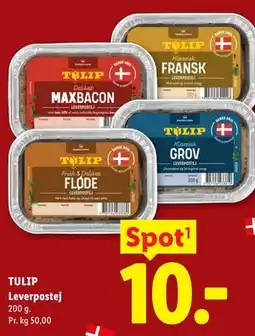 Lidl TULIP Leverpostej tilbud