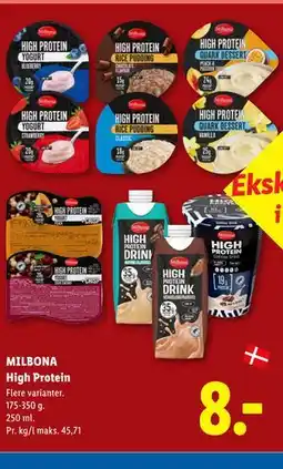 Lidl MILBONA High Protein tilbud