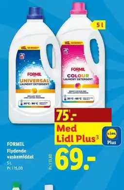 Lidl FORMIL Flydende vaskemiddel, App-pris tilbud