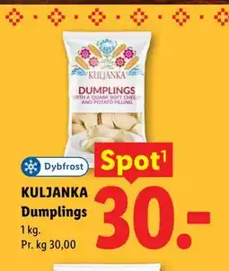 Lidl KULJANKA Dumplings tilbud