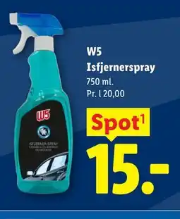 Lidl W5 Isfjernerspray tilbud