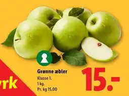 Lidl Grønne æbler tilbud