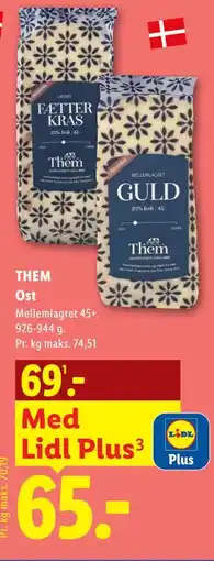 Lidl THEM Ost tilbud