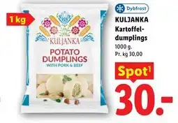 Lidl KULJANKA Kartoffel-dumplings tilbud