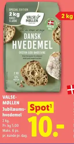 Lidl VALSEMØLLEN Jubilæumshvedemel tilbud